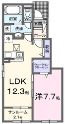 ハーレー　岡山Ⅲの物件間取画像